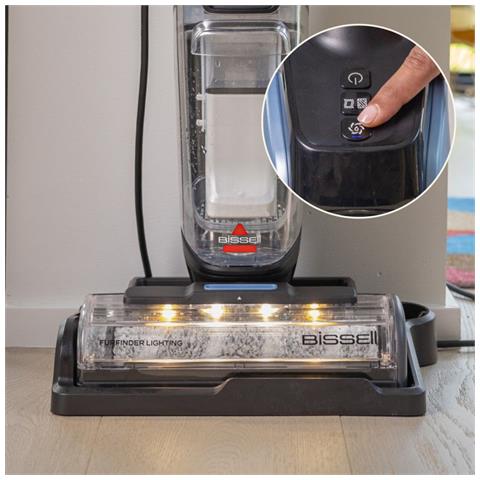 CrossWave EdgeFind Select Aspirapolvere verticale AC Secco e bagnato Senza sacchetto 340 W Nero, Blu - Foto 8