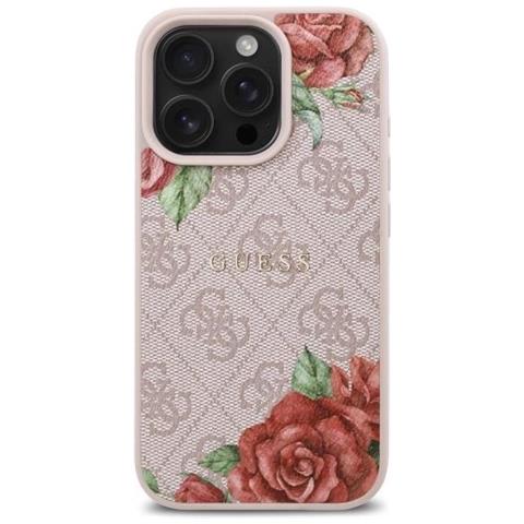 Indovina La Custodia Rosa Per Iphone 16 Pro 6.3 Con Fiori, Magsafe. - Foto 7