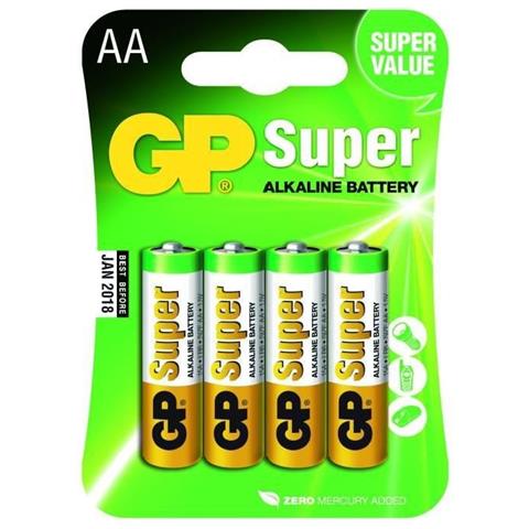 GP5505 Blister Da 4 Batterie Stilo (AA) Alkaline Super - Foto 3