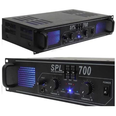 Amplificatore finale di potenza equalizzato e ventilato 700w rack 19  - Foto 1