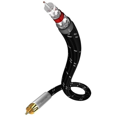 00604203 Excellence Cavo Audio Mono Subwoofer RCA Lunghezza 3 m  - Foto 1