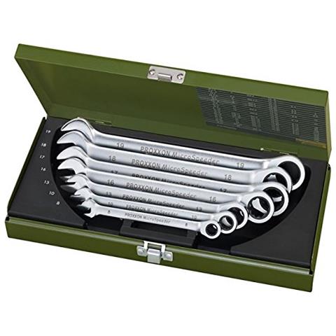 23275 Microspeeder Chiavi A Cricchetto Senza Leva Di Commutazione, 8-19 Mm, 7 Pz - Foto 1