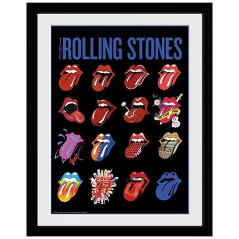 Rolling Stones (the) - Tongues (stampa In Cornice 30x40 Cm) - Foto 1