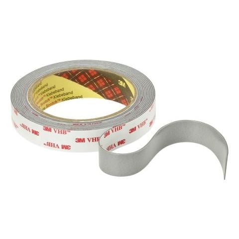 VHB 4941 Nastro biadesivo P per Combinazioni Materiali di diversificazione, 19 mm x 3 m, 1,1 millimetri Spessore, grigio, 1 Pezzo - Foto 2