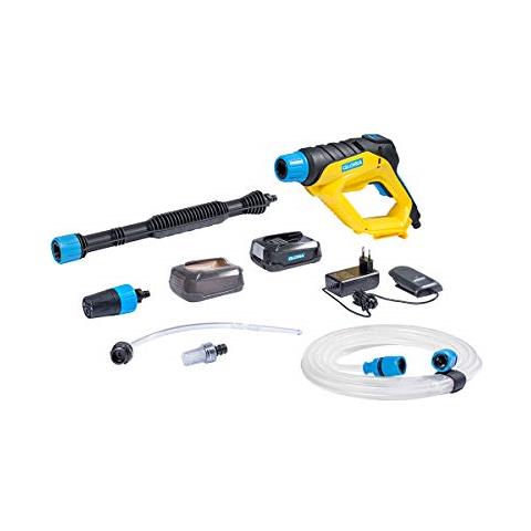 Gloria Multijet 18v Pulitore Ad Alta Pressione A Batteria, Pistola Schiuma Una Per Lavaggio Automatico Fitofarmaco, Ugello 4 In 1, Lancia Vieni 40 Cm, M Tubo Da 5, Batteria Bosch, Caricatore - Foto 2