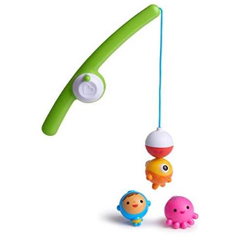 Chi Pesca Rod Reel Magnetico Bath Toy Set (con 3 Distinti Personaggi Subacquea Bobbing)  - Foto 2