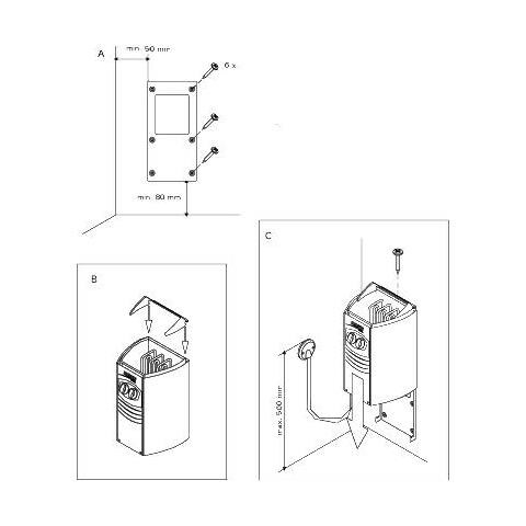 Stufa Elettrica Vega Compact Per Saune - Foto 2