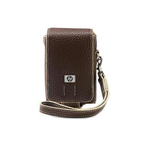 Borsa rigida per il trasporto per Fotocamera - HP - Marrone - Leatherette - Foto 1