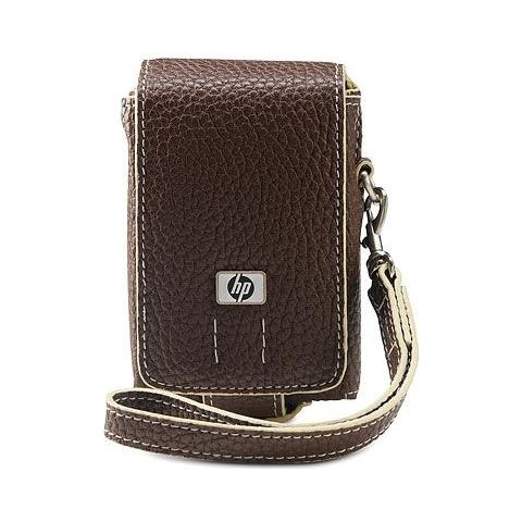 Borsa rigida per il trasporto per Fotocamera - HP - Marrone - Leatherette - Foto 2