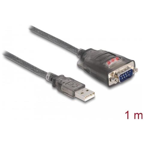 Adattatore Usb 2.0 Tipo-a A 1 X Seriale Rs-232 D-sub 9 Pin Maschio Con Dadi Con 3 X Led 1 M - Foto 4