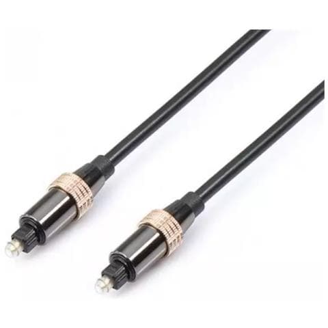 Cavo Audio Ottico Toslink M-M 5m Premium - Nero - Foto 1