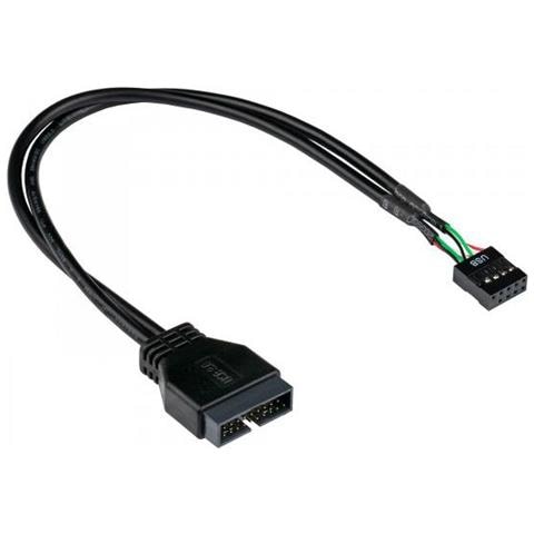 Alcasa 5021-pst4 Cavo Usb 0,6 M Usb 2.0 Nero - Foto 2