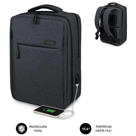 Zaino Per Laptop 15.6"" - Spazio Imbottito Per Laptop - Tasca Per Tablet - Organizer Interno - Porta Usb - Colore - Foto 2