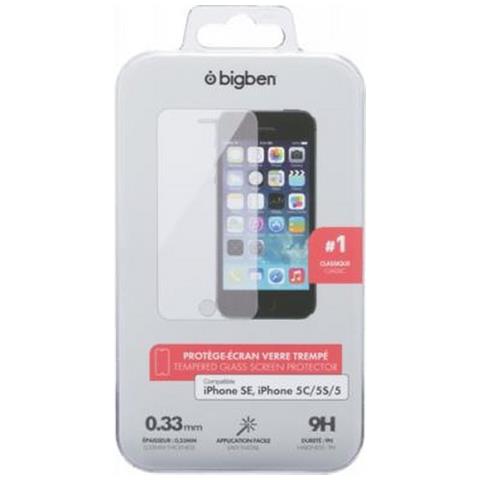 Salvadisplay In Vetro Temperato Per Iphone 5/5s /se Resistente, Trasparente - Foto 2