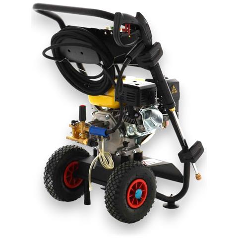 Idropulitrice Professionale Ad Acqua Fredda Con Motore A Scoppio 4 Tempi 6,5hp E Ruote Pneumatiche Lavor Independent 2800 - Foto 8