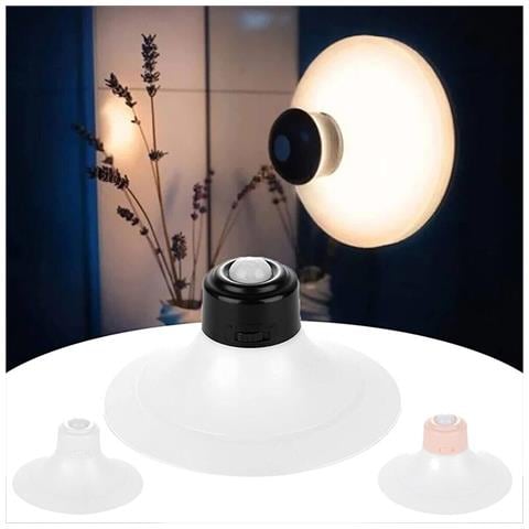 Luce Notturna Led Portatile Ricaricabile Con Ventosa Sensore Movimento Passaggio - Foto 1