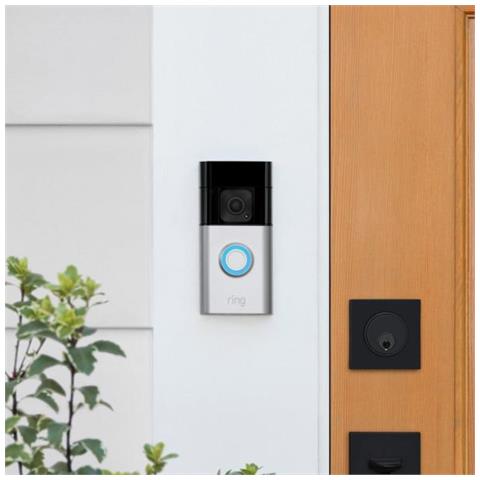Ring Battery Doorbell Plus Nero, Nichel - Foto 3