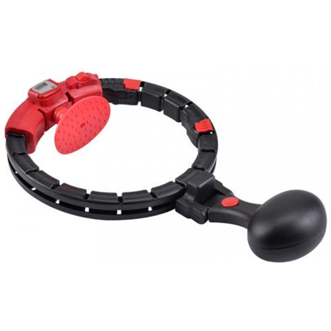 Hula Hoop Regolabile Con Tasca (rosso-nero) - Foto 1