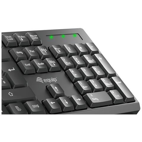 245220 tastiera Mouse incluso Ufficio RF Wireless QWERTZ Tedesco Nero - Foto 6