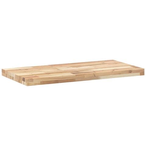Mensole Da Parete 3 Pz 80x40x4 Cm Legno Acacia Non Trattato - Foto 3