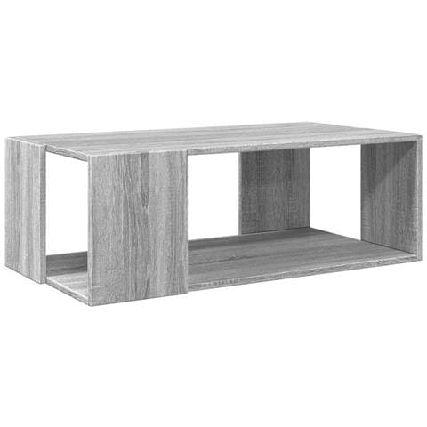 Tavolino Salotto Grigio Sonoma 89,5x48x30 Cm Legno Multistrato - Foto 2