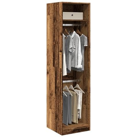 Armadio Legno Antico 50x50x200 Cm In Legno Multistrato - Foto 1