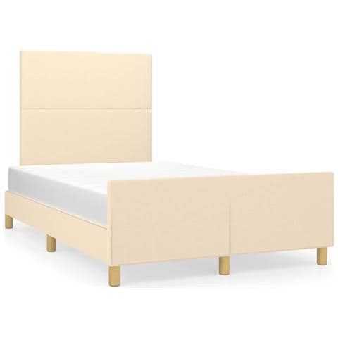 Giroletto Senza Materasso Crema 120x190cm In Tessuto - Foto 2