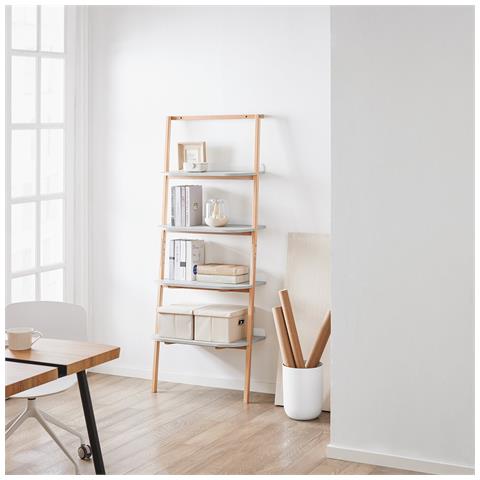 Libreria Multifunzionale Scaffale 65x39x169 Cm Hstr02-hg - Foto 7