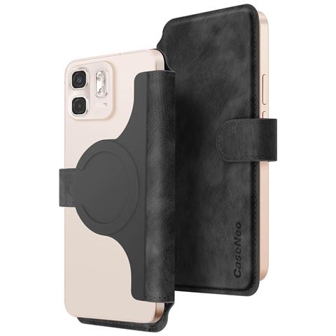 Custodia Magsafe Per Smartphone Fino A 6.7 Pollici Flip Portafoglio - Foto 2