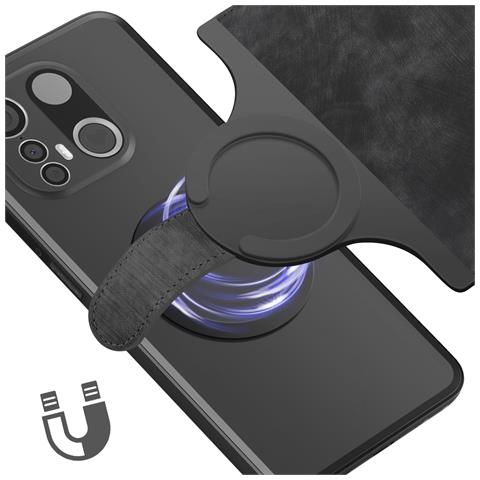 Custodia Magsafe Per Smartphone Fino A 6.7 Pollici Flip Portafoglio - Foto 5