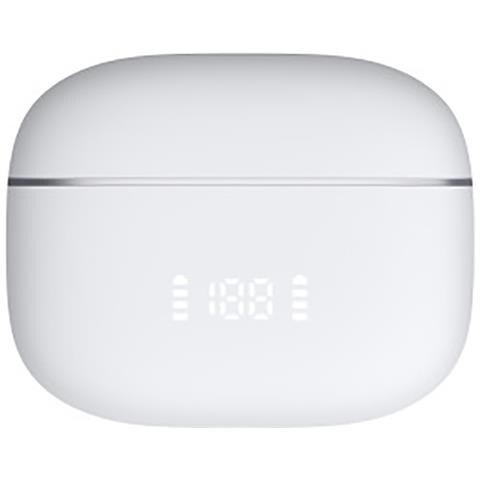 Tws Wireless Bluetooth 5.3 Anc Enc Auricolare Display Digitale Suono Coinvolgente, Bianco - Foto 2