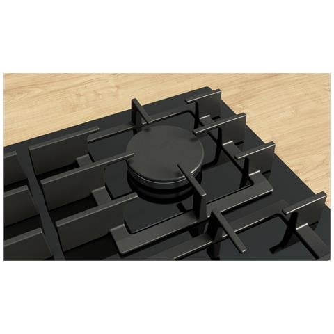 Serie 6 PPM9A6I40, Piano cottura a gas, 90 cm, Vetro temperato, Nero - Foto 2