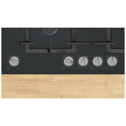 Serie 6 PPM9A6I40, Piano cottura a gas, 90 cm, Vetro temperato, Nero - Foto 6