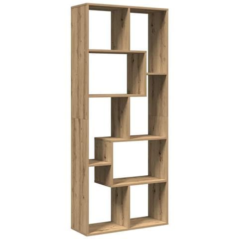 Libreria Divisorio Rovere Artigianale 67x25x161,5 cm Truciolato - Foto 1