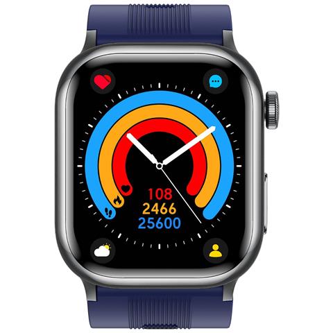 Smartwatch Per La Salute Con Misurazione Della Pressione Sanguigna E Ecg, Compatibile Con Smartphone Blue - Foto 2