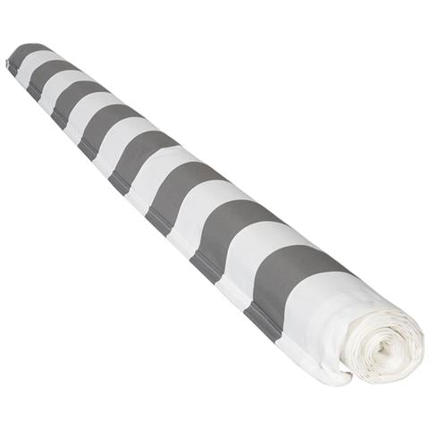 Tessuto Per Tende Da Sole Saule 2,5 × 2m - Tessuto A Righe Bianco /grigio - Foto 1