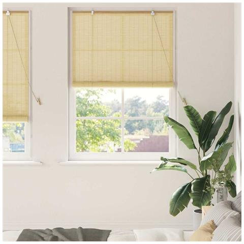 Tende e Tapparelle per Finestre con tende Naturale Bambù - Foto 2