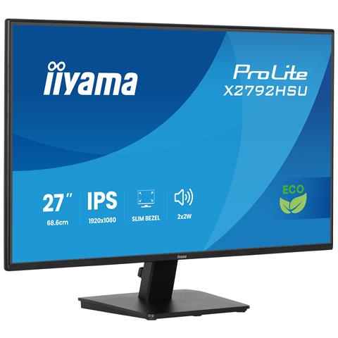Monitor 27" IPS Flat X2792HSU-B1 Full HD Tempo di risposta 3 ms - Foto 1