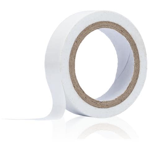 Nastro Isolante Bianco 10m - Alta Qualità E Resistenza | Pvc, 0,13 Mm Spessore, 16 Mm Larghezza | Isolamento Elettrico, Sigillatura Impermeabile - Foto 1