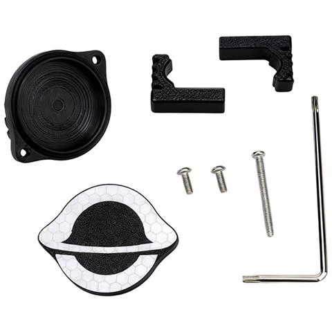 Supporto Per Airtag Per Sella Bici Con Riflettore E Vite, Custodia Protettiva Nascosta Antifurto, Compatibile Con Airtag White - Foto 1