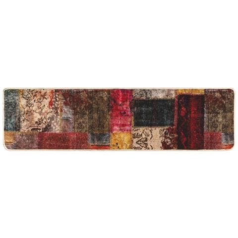 Runner Tappeto MARSA Multicolore 350 x 80 cm Poliestere e PVC - Foto 1