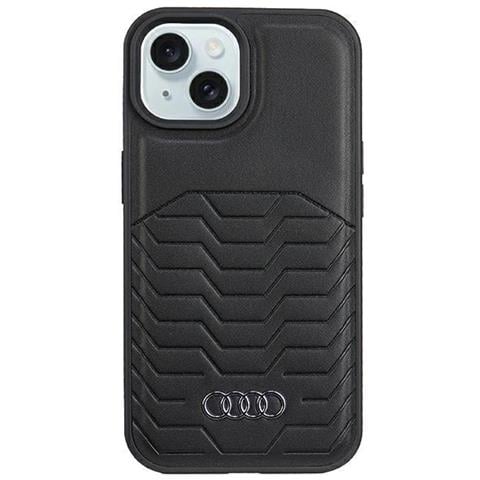Custodia In Pelle Sintetica Audi Con Magsafe, Per Iphone 15 Plus / 14 Plus - Nera - Foto 7