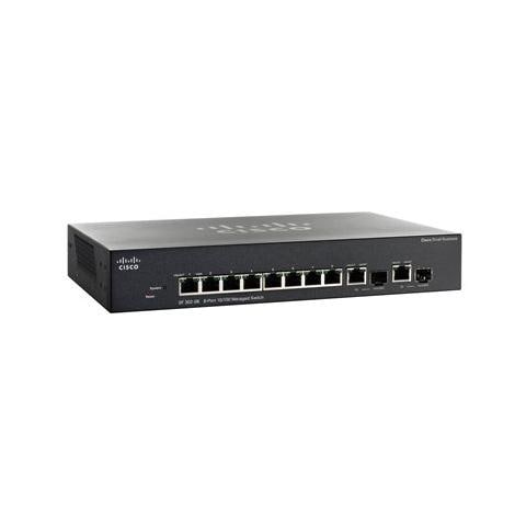 SF 302-08 8-port 10/100 Managed Switch with Gigabit Uplinks  - Foto 1