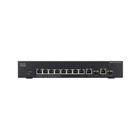 SF 302-08 8-port 10/100 Managed Switch with Gigabit Uplinks  - Foto 2