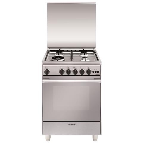 GLEM GAS - Cucina a Gas U664VI 4 Fuochi Dimensione 60 x 60 cm Colore Inox -  ePRICE