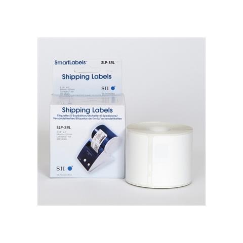 Etichetta per spedizioni Seiko SLP-SRL - 54 mm Larghezza x 101 mm Lunghezza - 1 / Scatola - Rettangolo - 220 / Rotolo - Termica diretta - Bianco - Foto 2