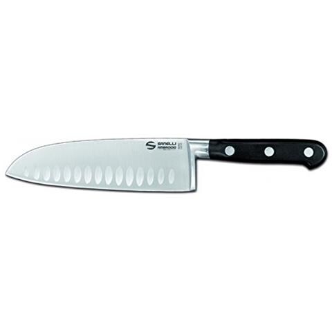 Coltello Santoku, Lama Alveolata Cm 18 - Lunghezza Lama Cm 18 - Foto 2