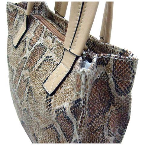 Borsa Donna Shopping A Mano 1320-2p Terra - Foto 3