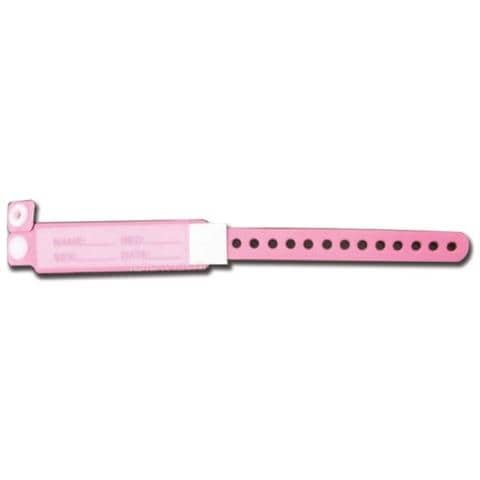 BRACCIALE IDENTIFICATIVO NEONATO - rosa - Foto 1