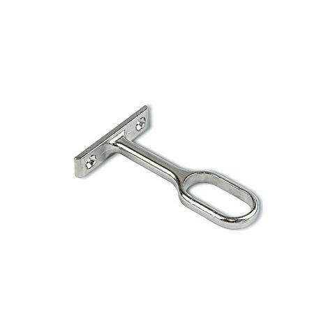 7061007 Reggitubo Centrale Per Asta Di Armario Ovale, Zama, Nichelato, Set Di 10 - Foto 2